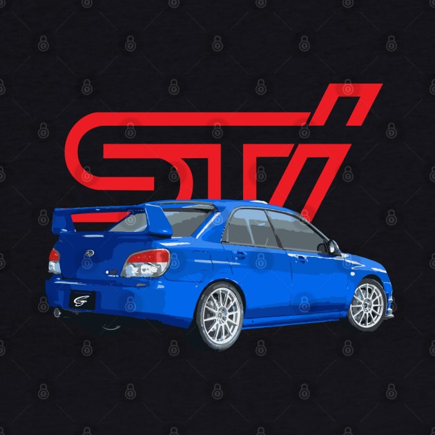 STI SPEC C REAR WOLRD RALLY BLUE by cowtown_cowboy